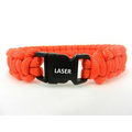 Elite Survival Paracord Bracelet with Plastic Clasp (10"x3/4"x1/2")